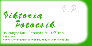 viktoria potocsik business card